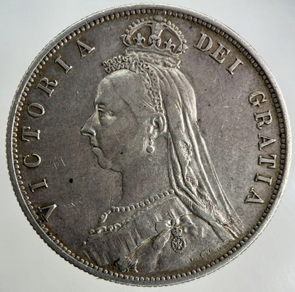 1887 Victoria Half-Crown Silver Coin | Very High Grade
