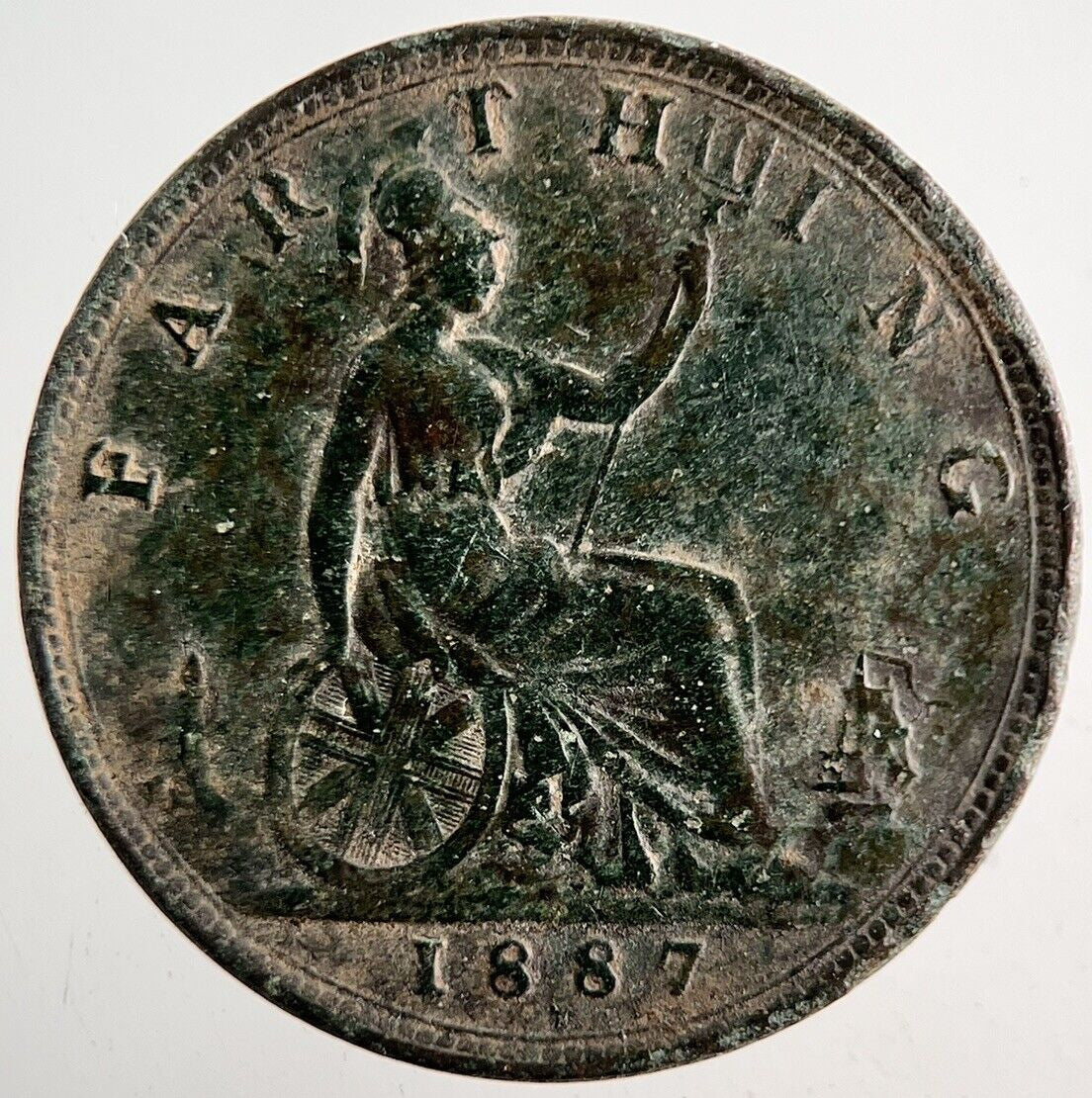 1887 Victoria Farthing Coin | Very High Grade
