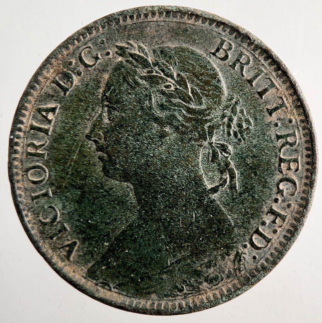 1887 Victoria Farthing Coin | Very High Grade