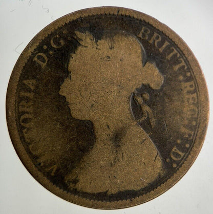 1887 Victoria Half-Penny Coin | Collectable Grade