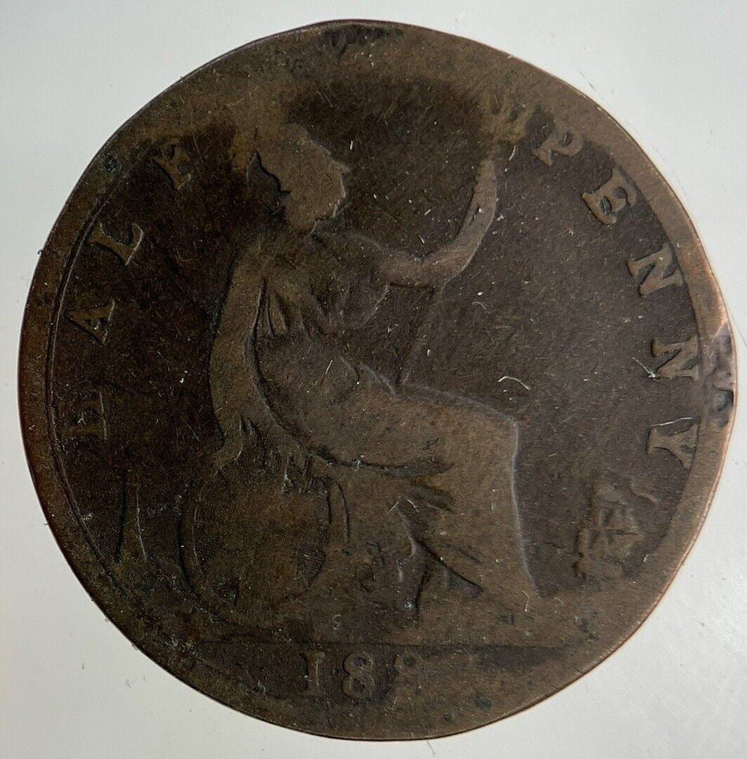 1887 Victoria Half-Penny Coin | Collectable Grade