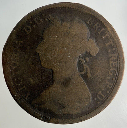 1887 Victoria Half-Penny Coin | Collectable Grade