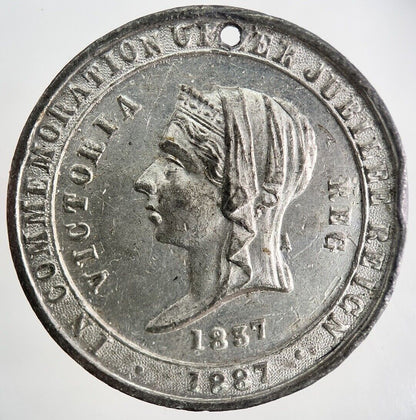 1887 Victoria Jubilee Token Medal Coin | Fine Collectable Grade