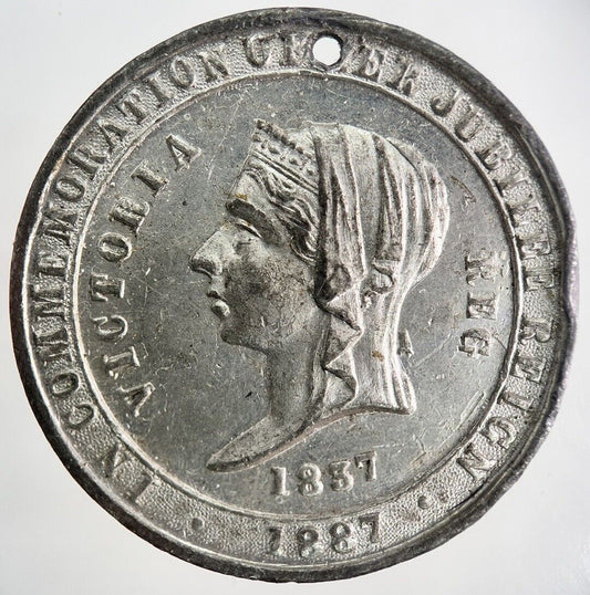 1887 Victoria Jubilee Token Medal Coin | Fine Collectable Grade