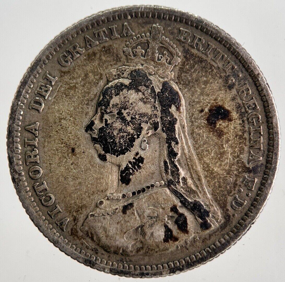 1887 Victoria Shilling Silver Coin | Collectable Grade | a7132