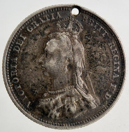 1887 Victoria Shilling Silver Coin | Collectable Grade