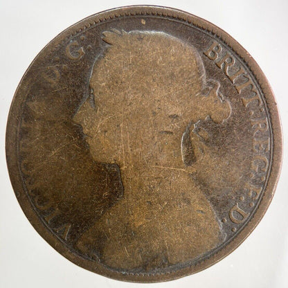 1887 Victoria One Penny Coin | Collectable Grade