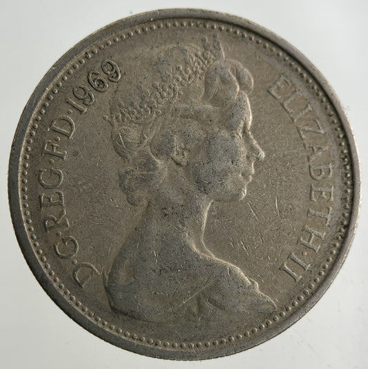 1969 Elizabeth II 2nd 5p Five-Pence Coin | Fine Collectable Grade