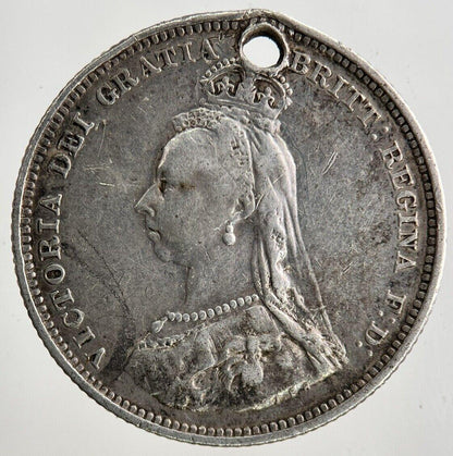 1887 Victoria Shilling Silver Coin | Collectable Grade