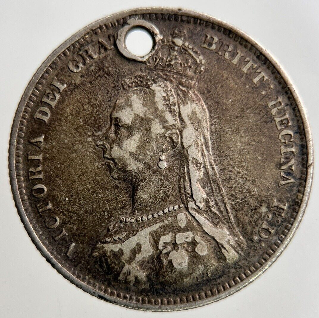 1887 Victoria Shilling Silver Coin | Collectable Grade