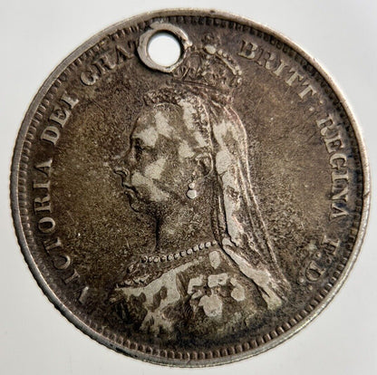 1887 Victoria Shilling Silver Coin | Collectable Grade