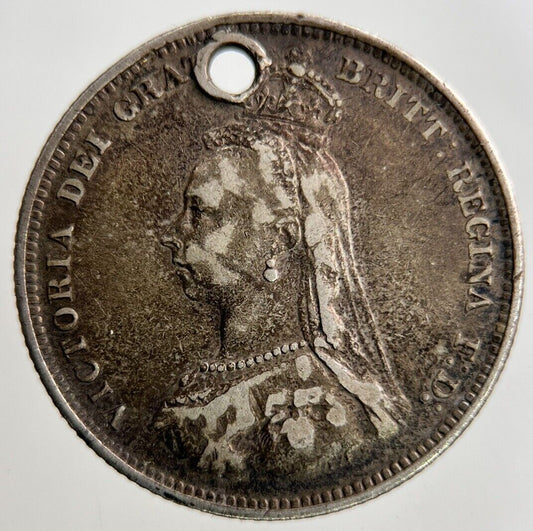 1887 Victoria Shilling Silver Coin | Collectable Grade