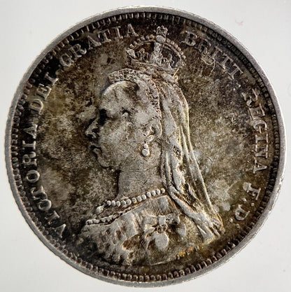 1887 Victoria One Shilling Silver Coin | Very High Grade