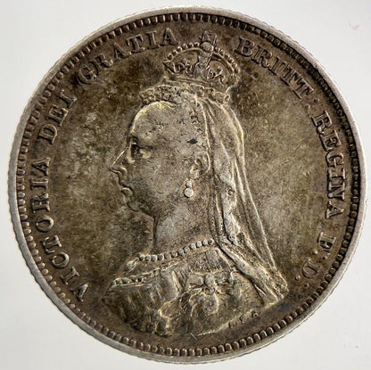 1887 Victoria One Shilling Silver Coin | Very High Grade