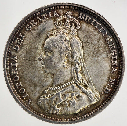 1887 Victoria One Shilling Silver Coin | Very High Grade