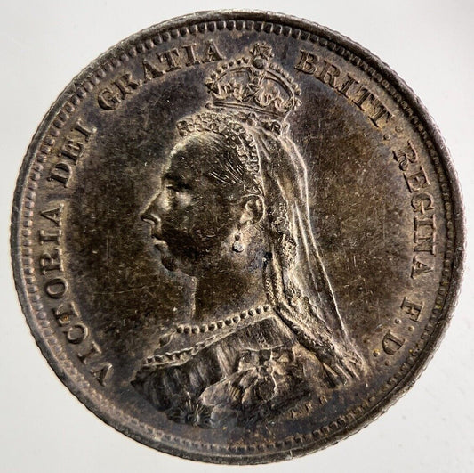 1887 Victoria One Shilling Silver Coin | Very High Grade
