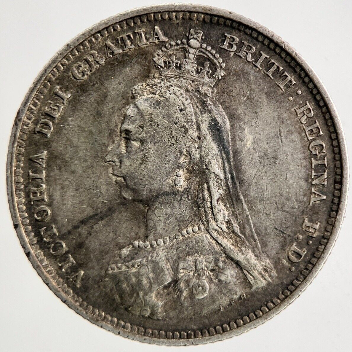 1887 Victoria One Shilling Silver Coin | Very High Grade
