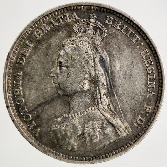 1887 Victoria One Shilling Silver Coin | Very High Grade