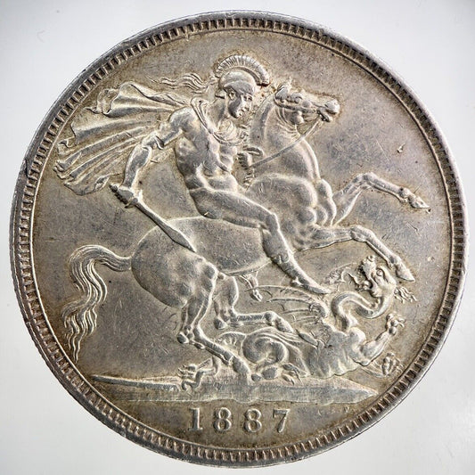 1887 Victoria Silver Crown Coin | Very High Grade