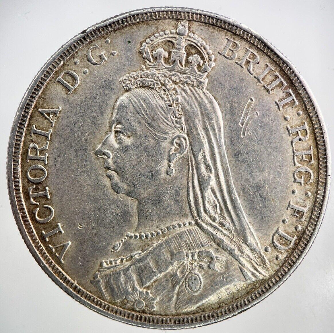 1887 Victoria Silver Crown Coin | Very High Grade