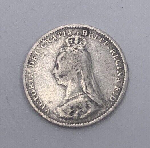 1887 Victoria Threepence | British Silver Coin | Collectable Grade | a63