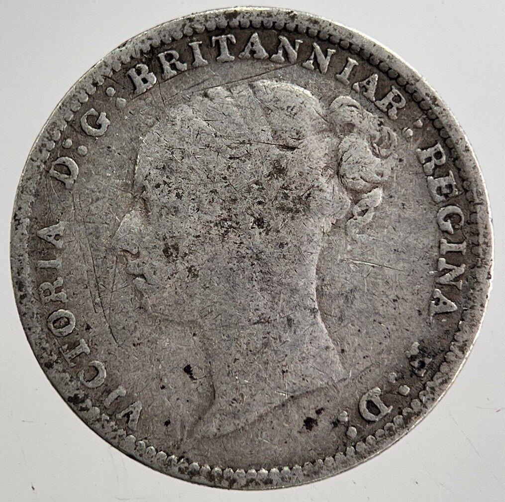 1887 Victoria Threepence Silver Coin | Collectable Grade | a8705