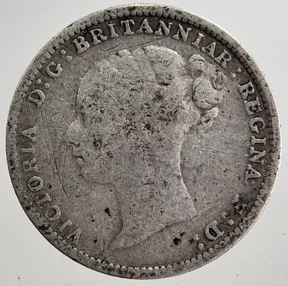 1887 Victoria Threepence Silver Coin | Collectable Grade | a8705