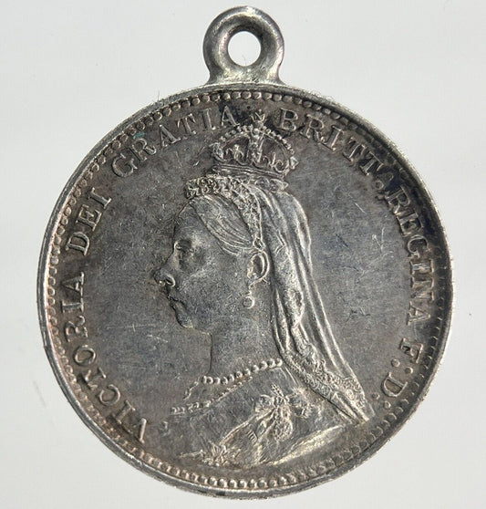 1887 Victoria Threepence Silver Coin | Very Fine Grade | a1973