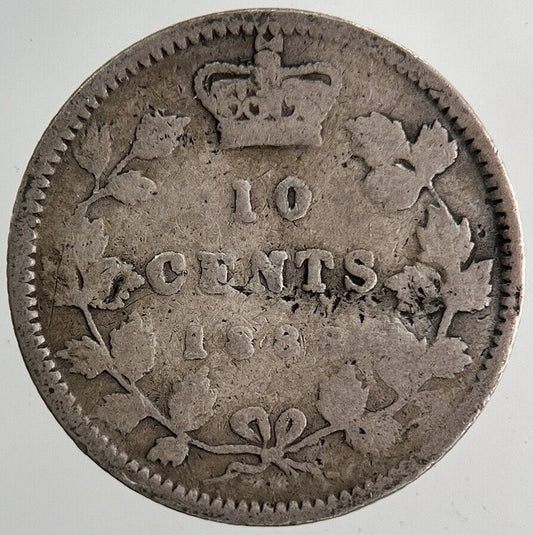 1888 Canada 10 Cents Silver Coin | Collectable Grade | a6505