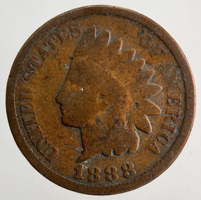 1888 US USA One Cent Coin | Collectable Grade