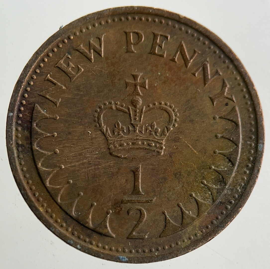 1971 Elizabeth II 2nd New 1/2 Half-Penny Coin | Fine Collectable Grade
