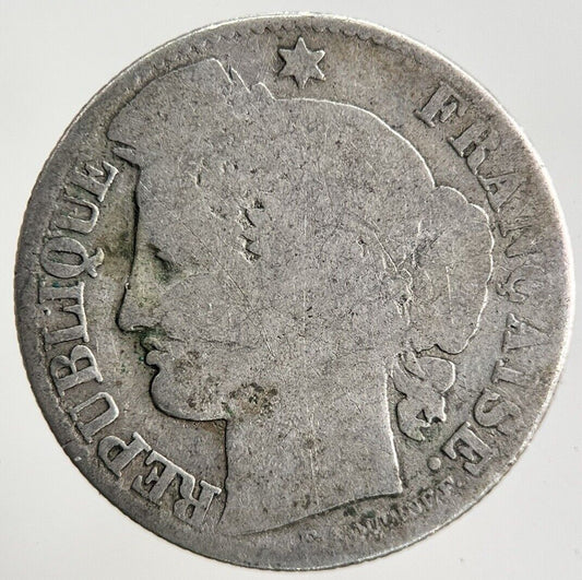 1888 France 50 Centimes Silver Coin | Collectable Grade