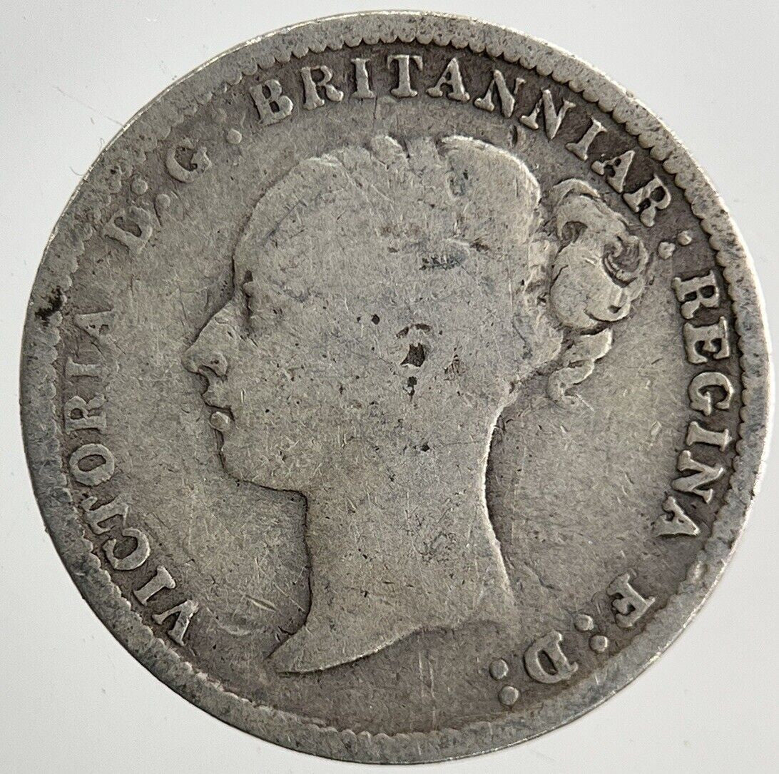 1887 Victoria Threepence Silver Coin | Collectable Grade
