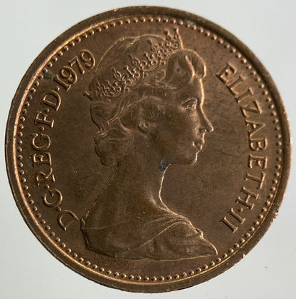 1979 Elizabeth II 2nd New 1/2 Half-Penny Coin | Fine Collectable Grade