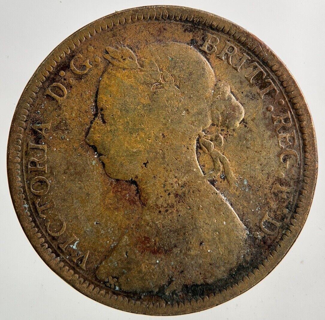 1888 Victoria Half-Penny Coin | Collectable Grade