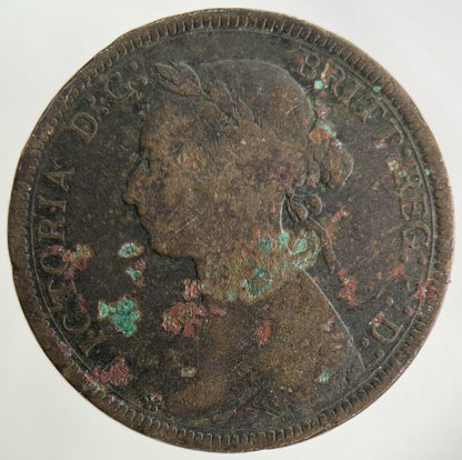 1888 Victoria Half-Penny Coin | Collectable Grade