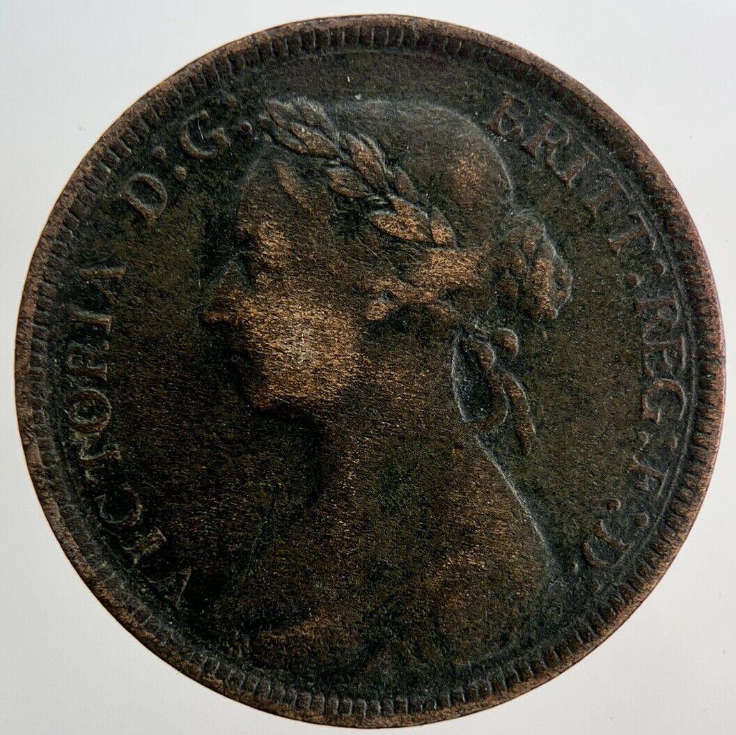 1888 Victoria Half-Penny Coin | Fine Collectable Grade