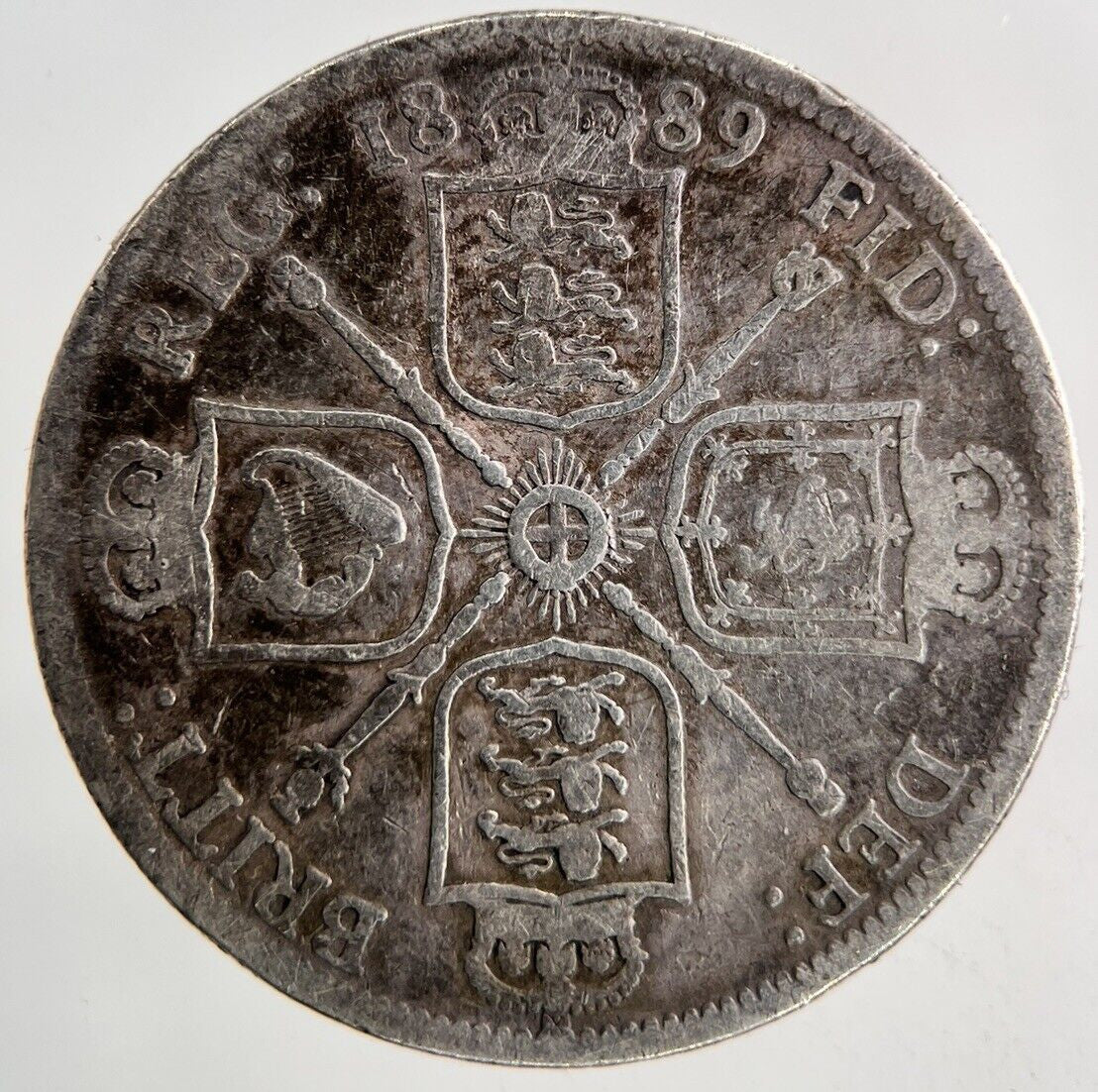 1889 Victoria Florin Silver Coin | Collectable Grade