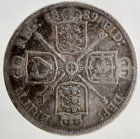 1889 Victoria Florin Silver Coin | Collectable Grade