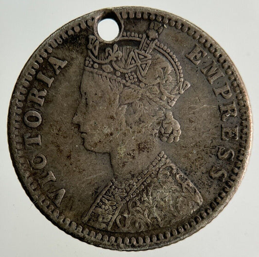 1889 India Half Rupee Silver Coin | Collectable Grade