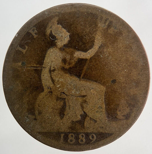 1889 Victoria Half-Penny Coin | Collectable Grade