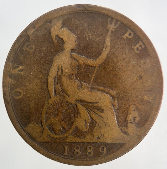 1889 Victoria One Penny Coin | Collectable Grade