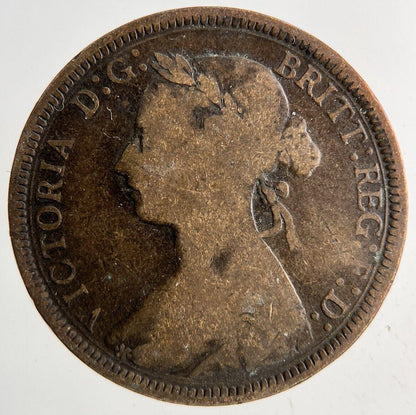 1889 Victoria Half-Penny Coin | Collectable Grade