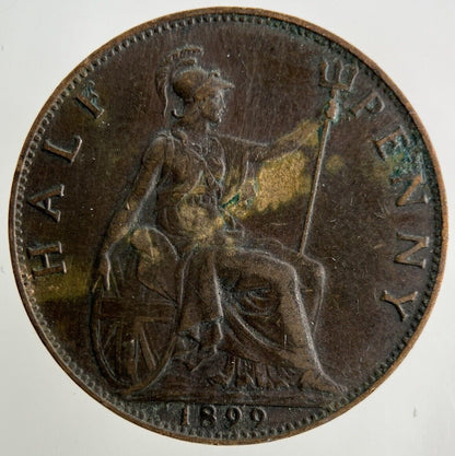 1889 Victoria Half-Penny Coin | Very High Grade