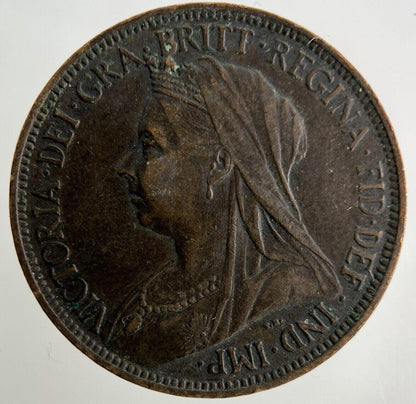 1889 Victoria Half-Penny Coin | Very High Grade