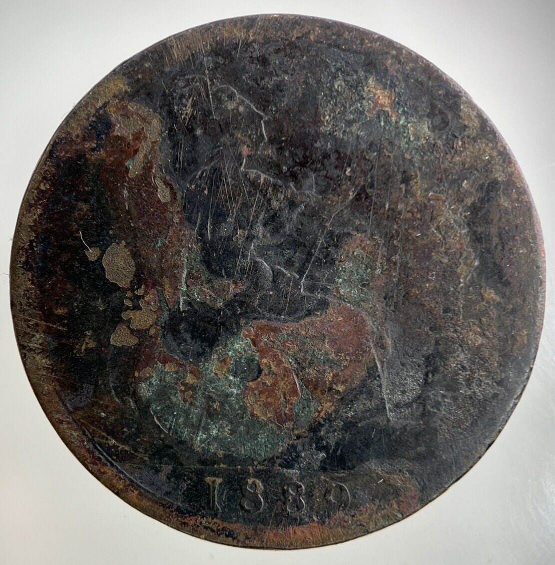 1889 Victoria One Penny Coin | Collectable Grade