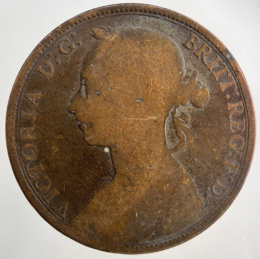 1889 Victoria One Penny Coin | Collectable Grade