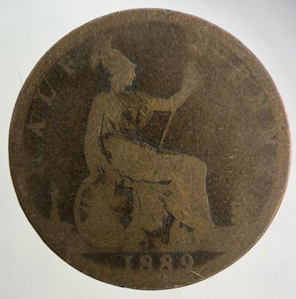 1889 Victoria Half-Penny Coin | Collectable Grade