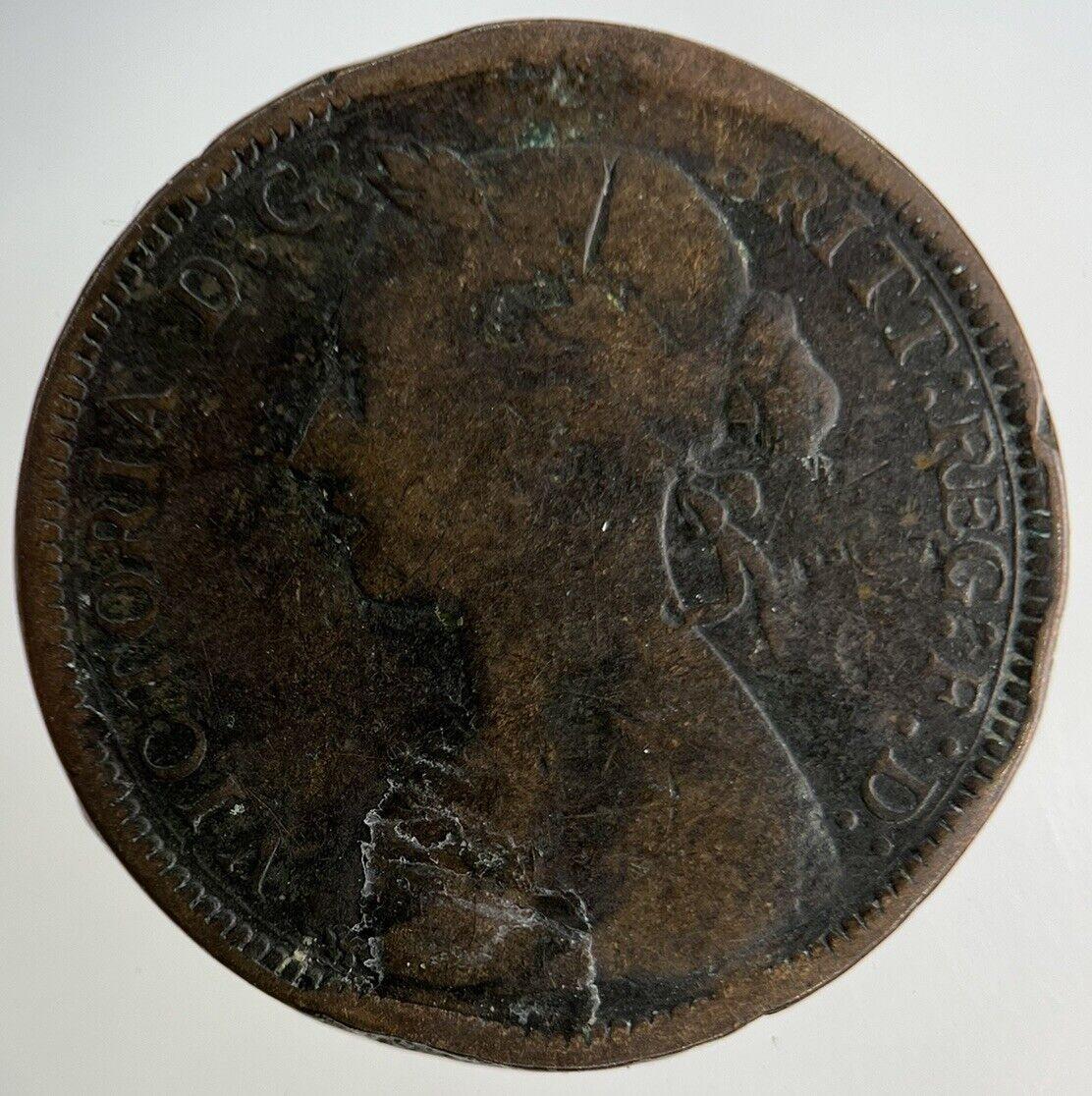 1889 Victoria Half-Penny Coin | Collectable Grade