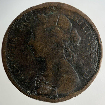 1889 Victoria Half-Penny Coin | Collectable Grade
